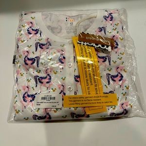 Roller Rabbit Kids Gwen the Unicorn Pajamas- size 12